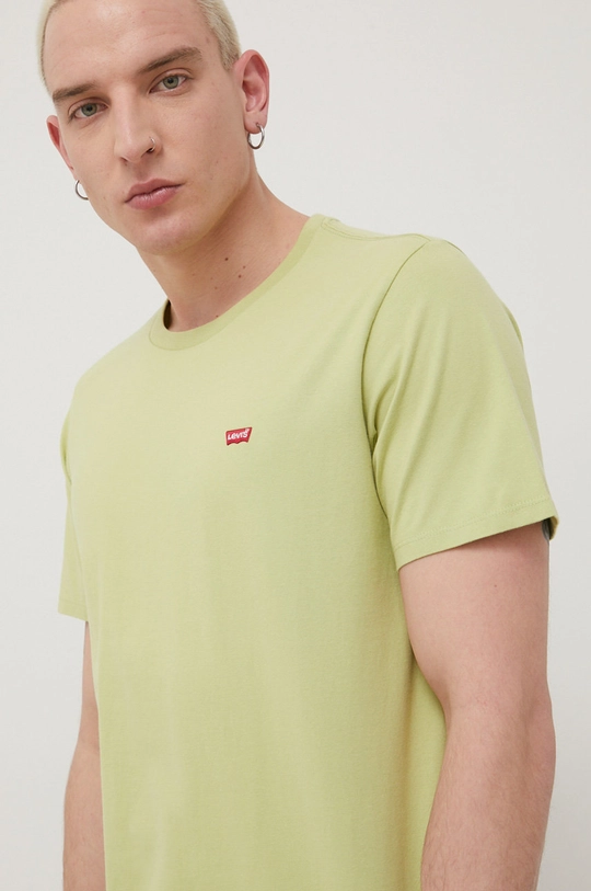 Levi's t-shirt bawełniany zielony