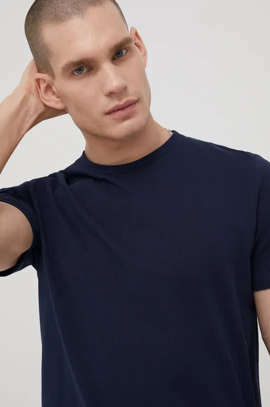σκούρο μπλε Βαμβακερό μπλουζάκι Produkt by Jack & Jones Ανδρικά