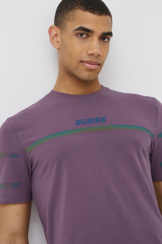 fialová Tričko Guess