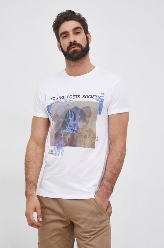 bílá Bavlněné tričko Young Poets Society Blurry Vision Zander