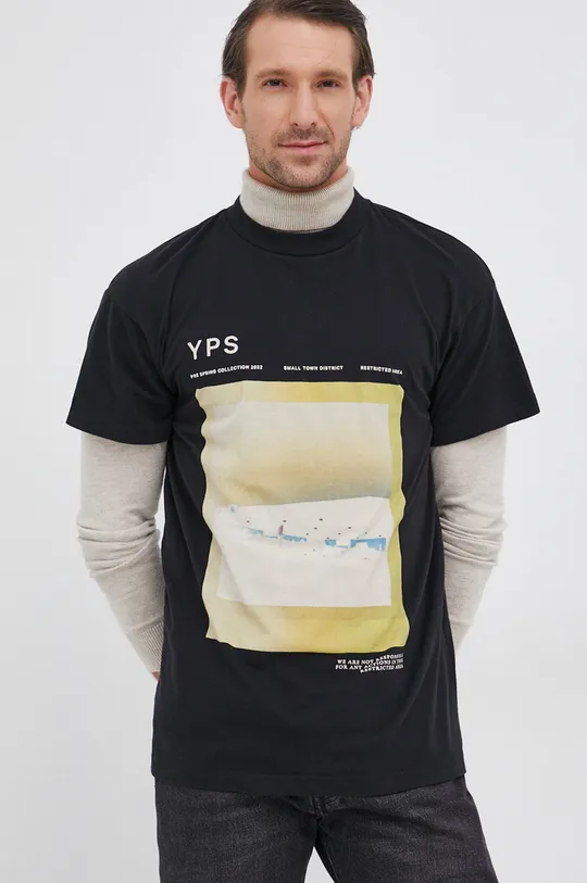 чёрный Хлопковая футболка Young Poets Society