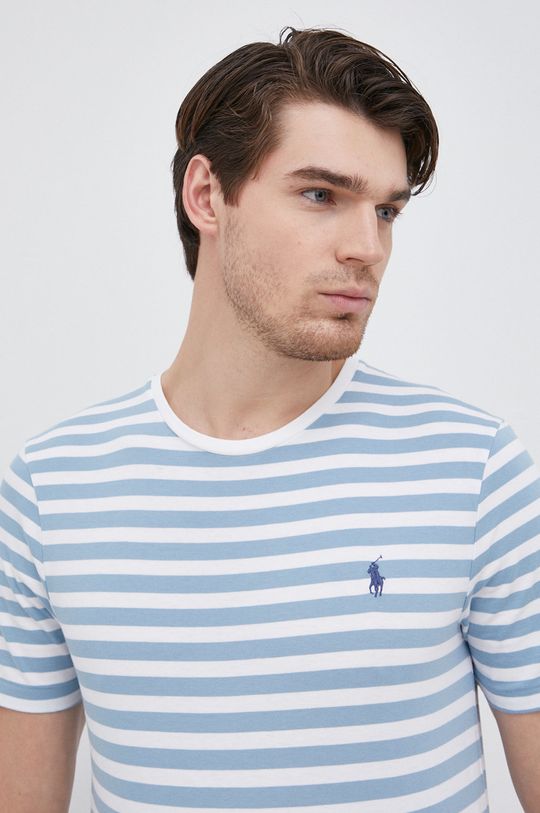 niebieski Polo Ralph Lauren T-shirt bawełniany
