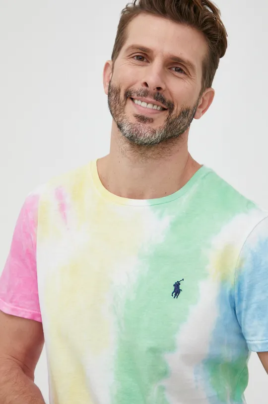 πολύχρωμο Βαμβακερό μπλουζάκι Polo Ralph Lauren