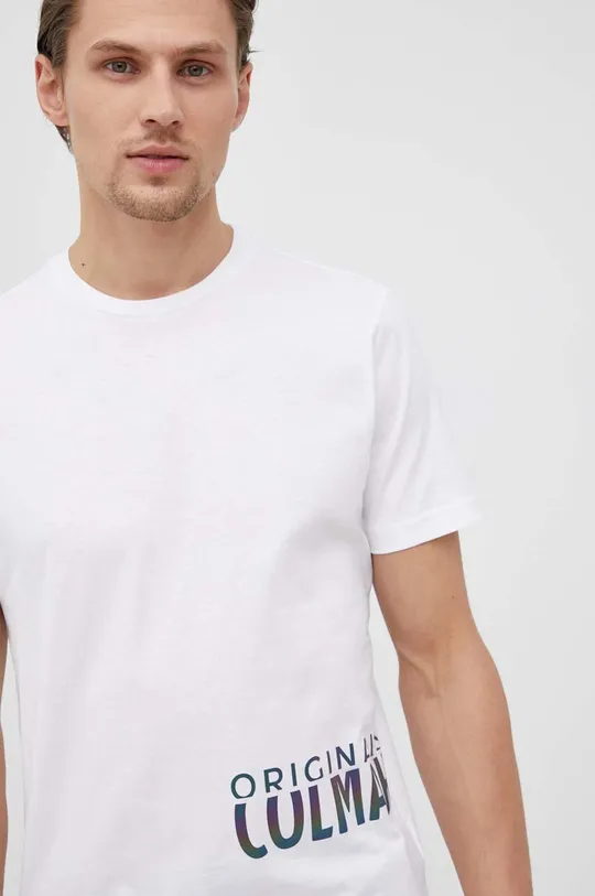 λευκό Βαμβακερό μπλουζάκι Colmar