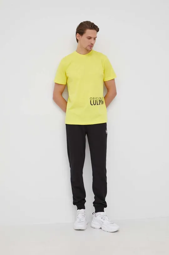 Colmar t-shirt bawełniany żółty