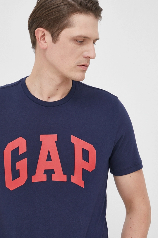 granatowy GAP t-shirt bawełniany