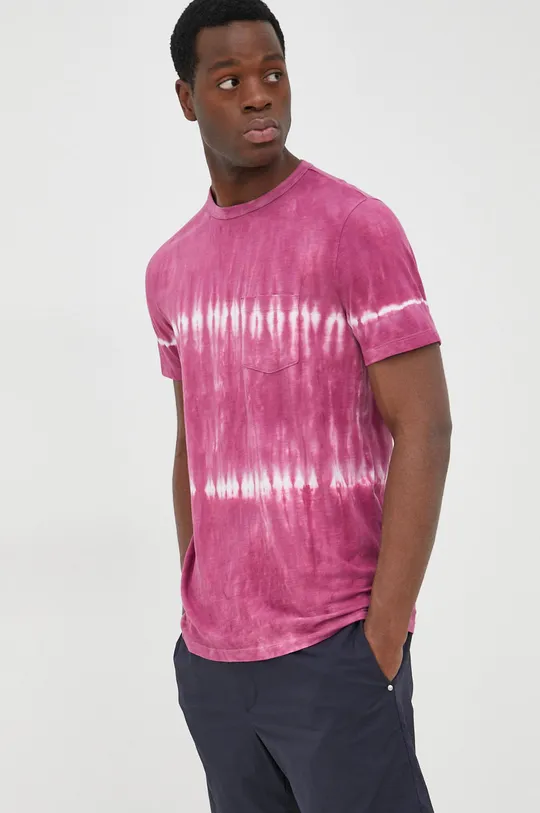 ροζ Βαμβακερό μπλουζάκι GAP