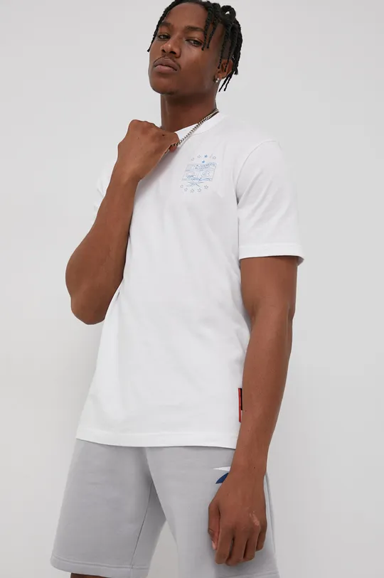 biały Reebok Classic T-shirt bawełniany HG4341