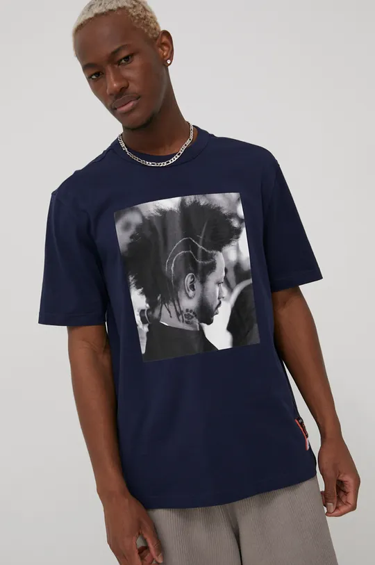blu navy Reebok Classic t-shirt in cotone