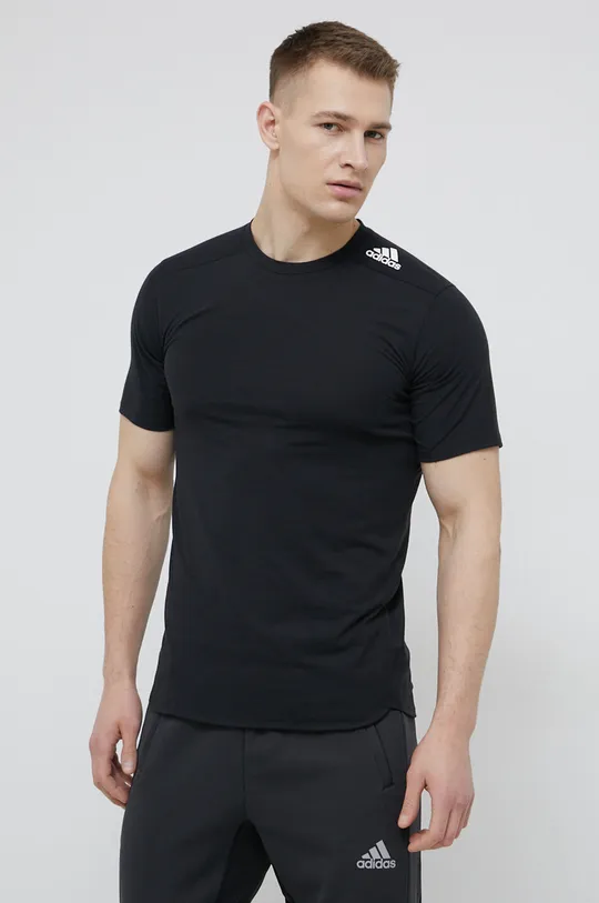 čierna Tréningové tričko adidas Performance HB9204 Pánsky