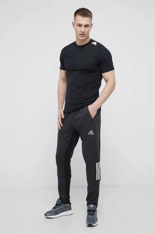 adidas Performance t-shirt treningowy HB9204 czarny