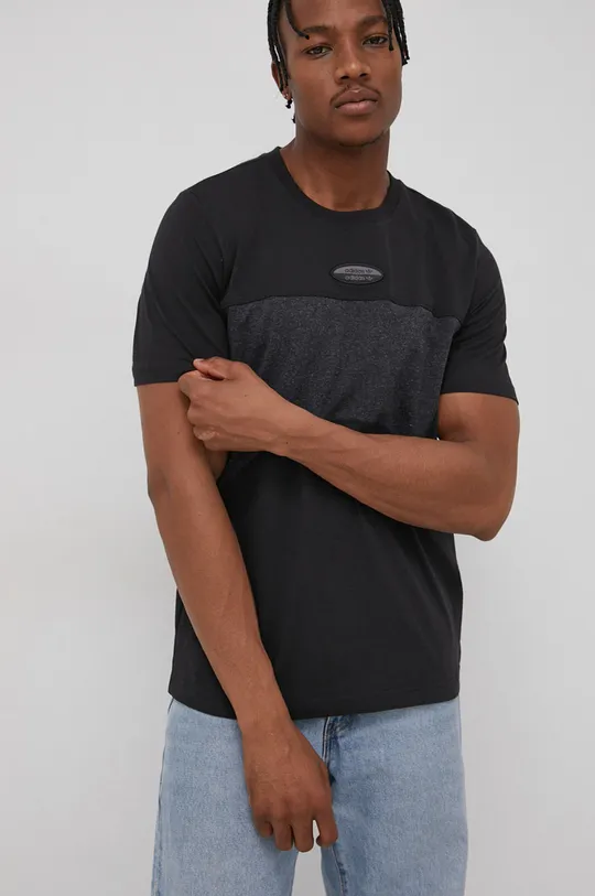 adidas Originals T-shirt bawełniany HC9470 czarny