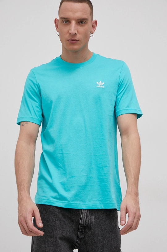 turquoise adidas Originals cotton T-shirt Adicolor Men’s