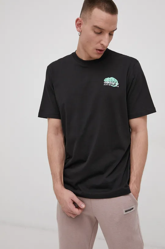adidas Originals T-shirt bawełniany HF4762 czarny