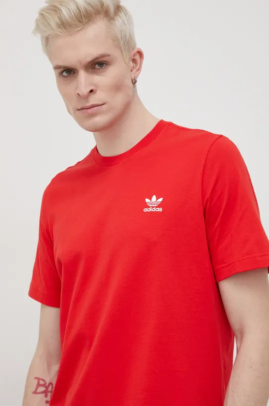 червоний Бавовняна футболка adidas Originals HG3906