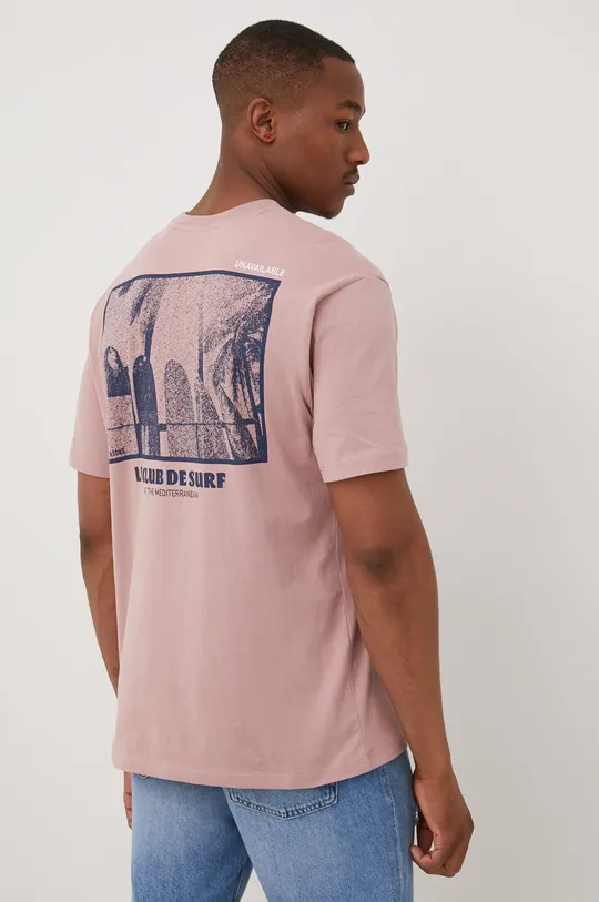 roza Bombažen t-shirt Only & Sons Moški