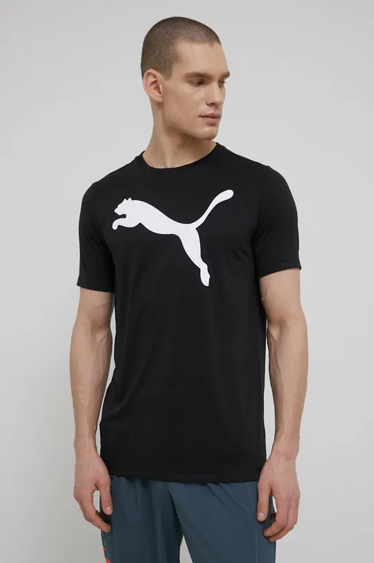 Μπλουζάκι προπόνησης Puma Active Big Logo μαύρο