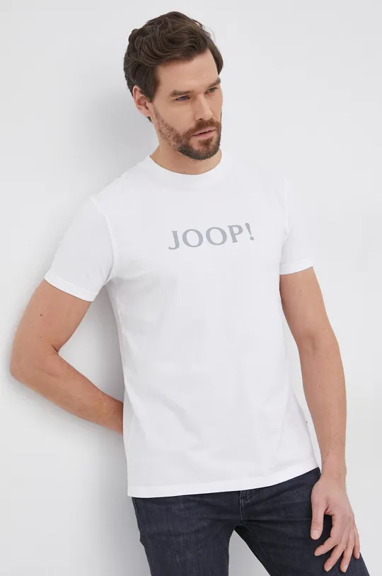 biały Joop! T-shirt Męski