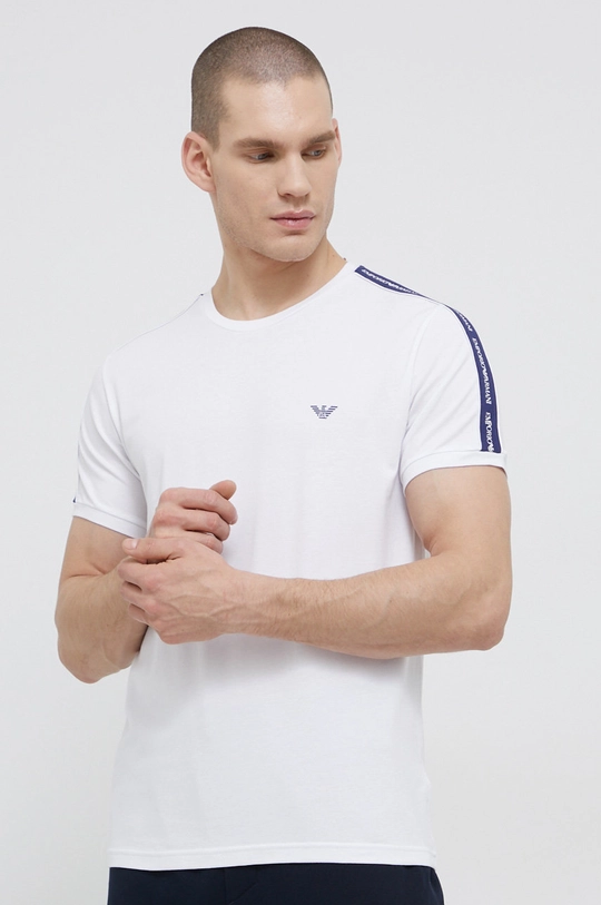 biały Emporio Armani Underwear T-shirt 111890.2R717 Męski