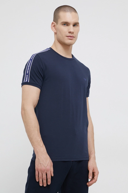 granatowy Emporio Armani Underwear T-shirt 111890.2R717 Męski