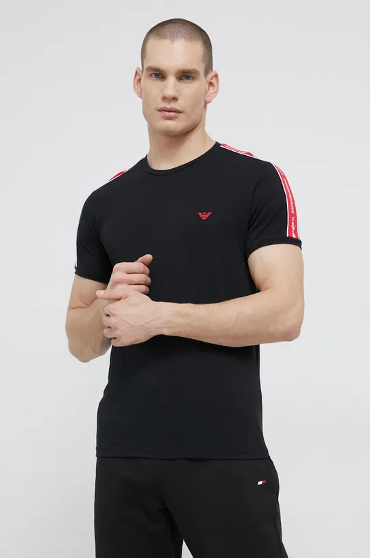 czarny Emporio Armani Underwear T-shirt 111890.2R717 Męski