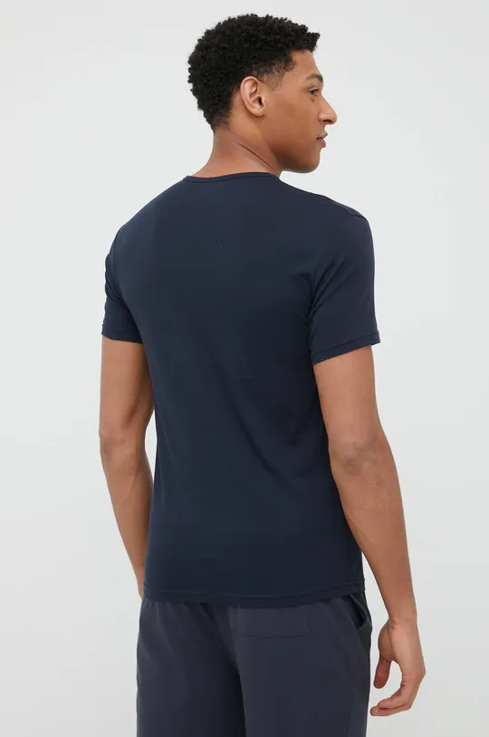 темно-синій Бавовняна піжамна футболка Emporio Armani Underwear