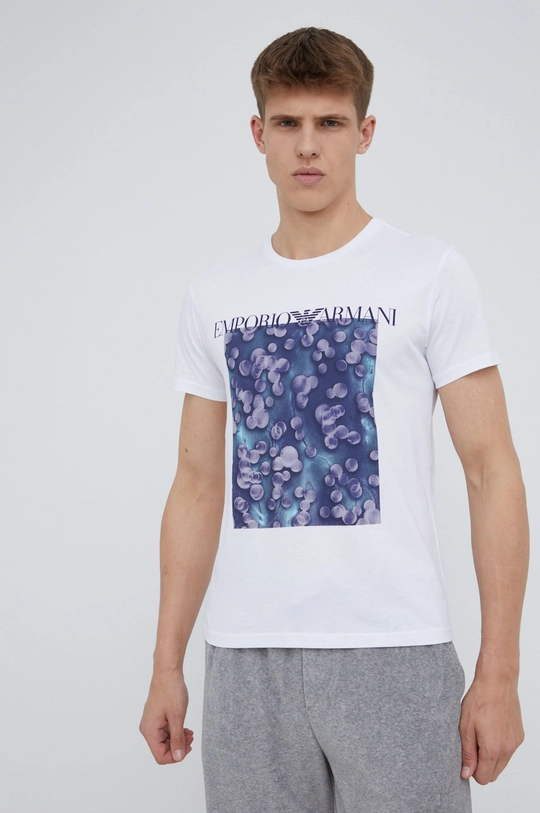 biały Emporio Armani Underwear t-shirt bawełniany 211818.2R468