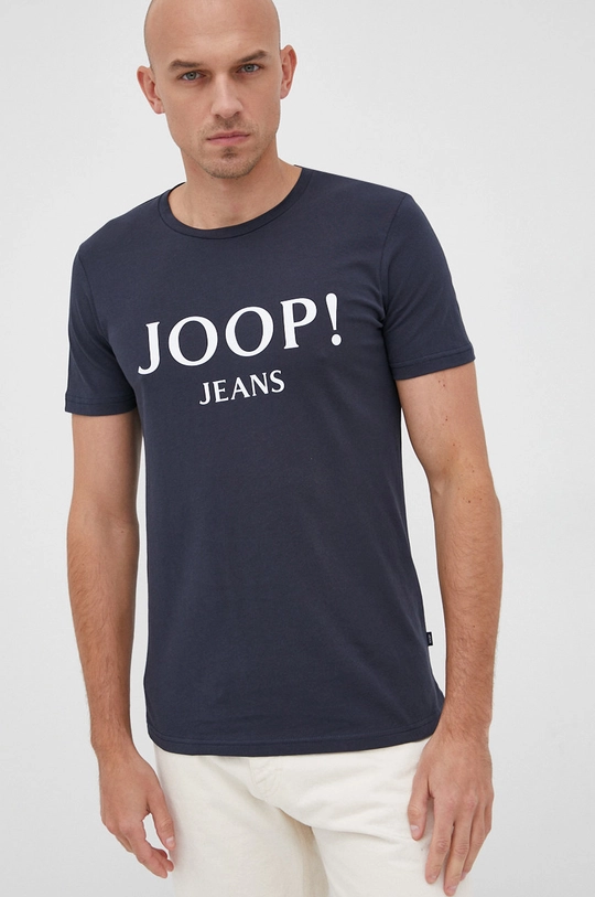 granatowy Joop! t-shirt bawełniany