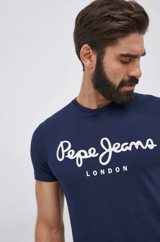 sötétkék Pepe Jeans t-shirt Original Stretch
