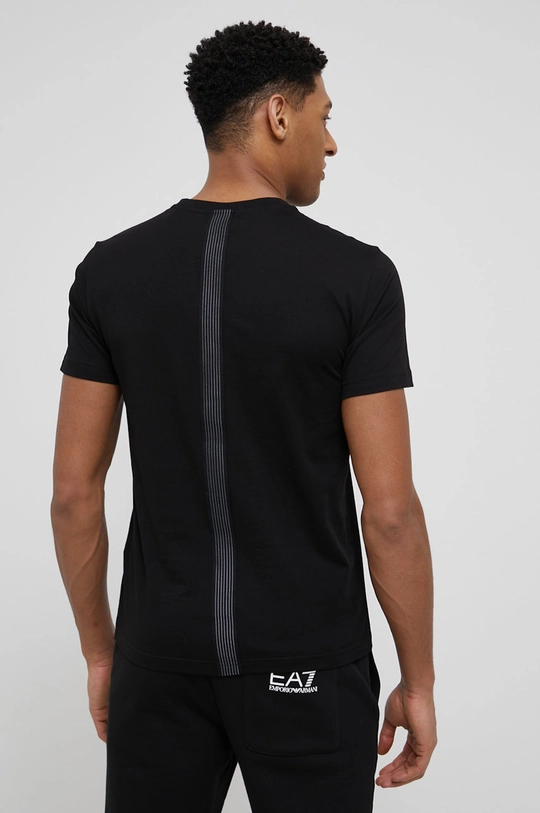 EA7 Emporio Armani T-shirt bawełniany 3LPT39.PJ02Z Materiał zasadniczy: 100 % Bawełna, Inne materiały: 4 % Elastan, 86 % Poliamid, 10 % Poliester