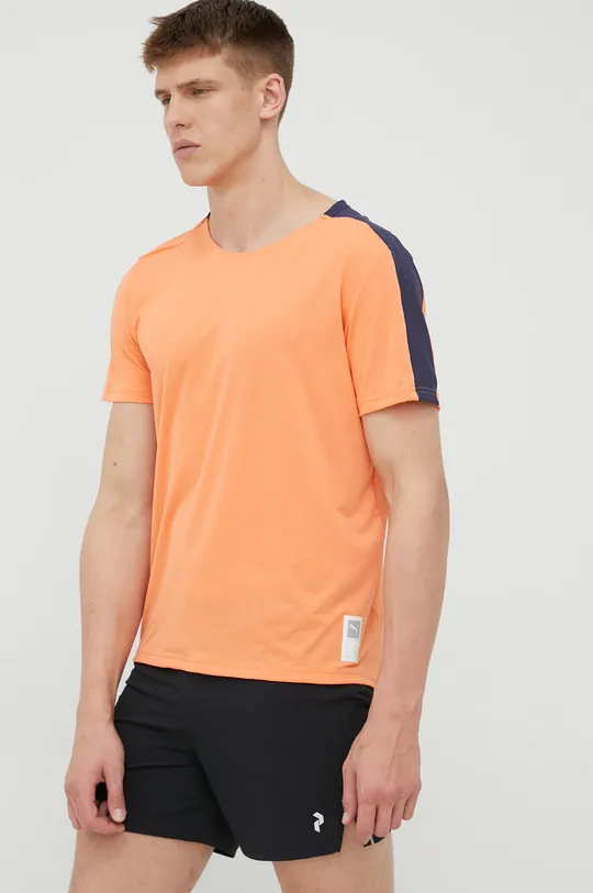 Kratka majica za tek Puma X First Mile oranžna