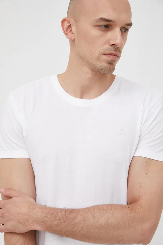 πολύχρωμο Βαμβακερό μπλουζάκι Gant Ανδρικά