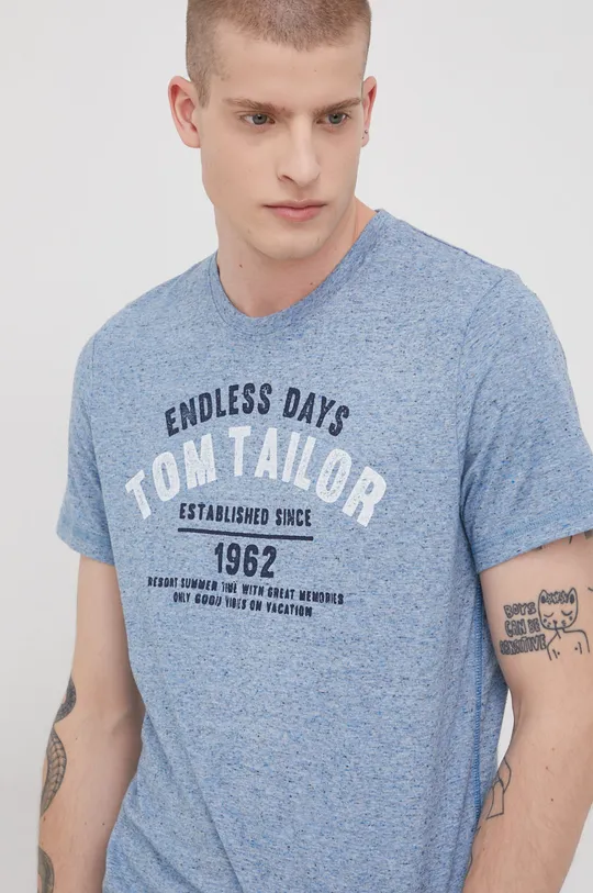 modrá Tričko Tom Tailor