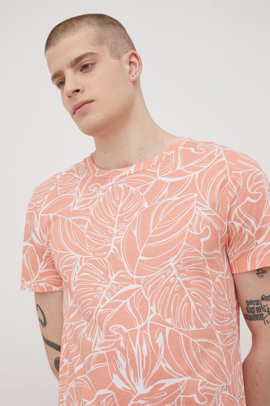 narančasta Pamučna majica Tom Tailor