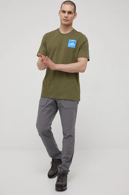 adidas TERREX t-shirt Patch Mountain Graphic HE1643 zielony