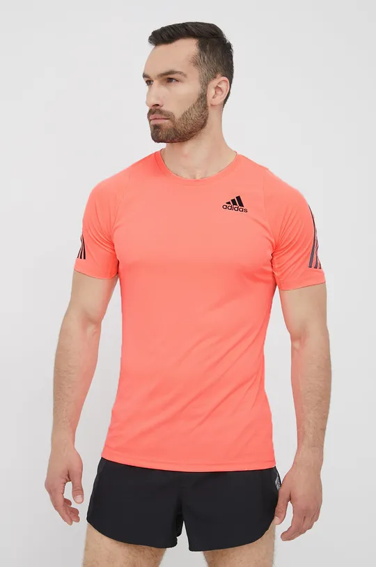 ροζ Μπλουζάκι για τρέξιμο adidas Performance Run Icon Ανδρικά