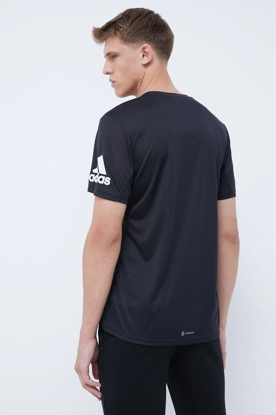 adidas Performance t-shirt do biegania Run It HB7470 100 % Poliester z recyklingu