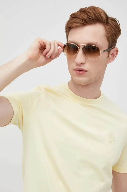 żółty Karl Lagerfeld t-shirt 521221.755055
