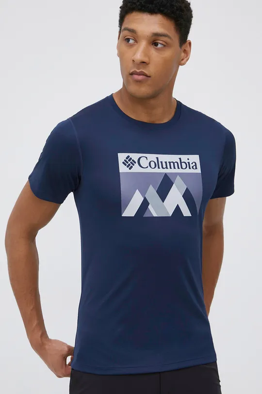 σκούρο μπλε Αθλητικό μπλουζάκι Columbia Zero Rules Zero Rules Ανδρικά