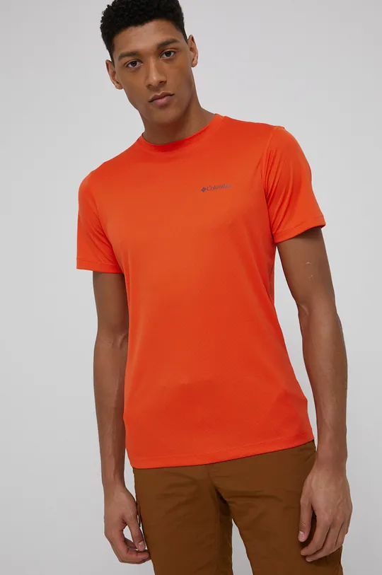 Columbia maglietta sportiva Zero Rules arancione