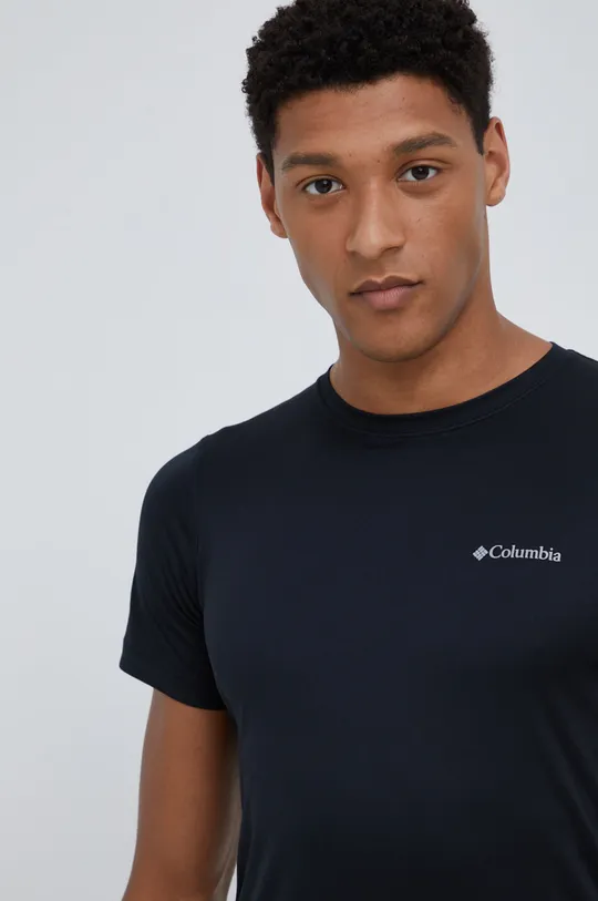 črna Športna kratka majica Columbia Zero Rules Moški