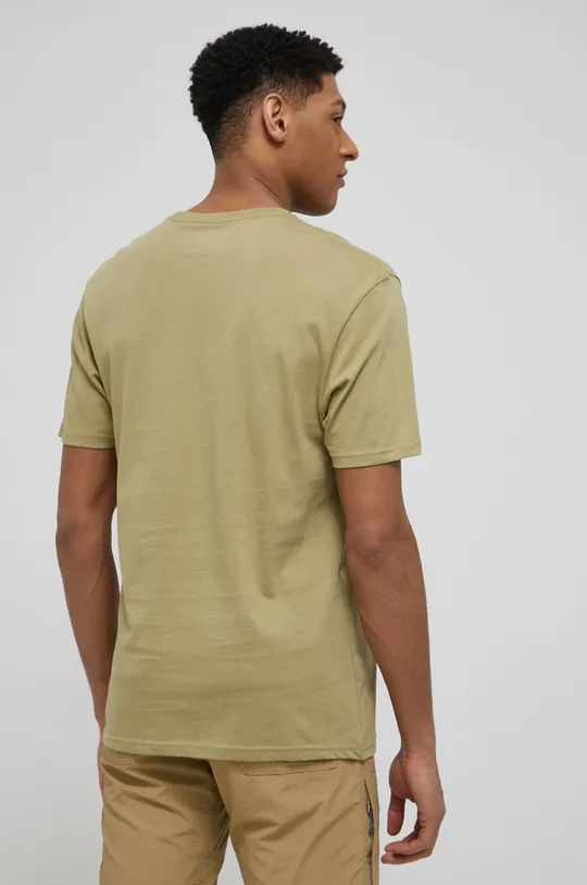 Βαμβακερό μπλουζάκι Columbia  Κύριο υλικό: 100% Οργανικό βαμβάκι Πλέξη Λαστιχο: 4% Σπαντέξ, 96% Οργανικό βαμβάκι