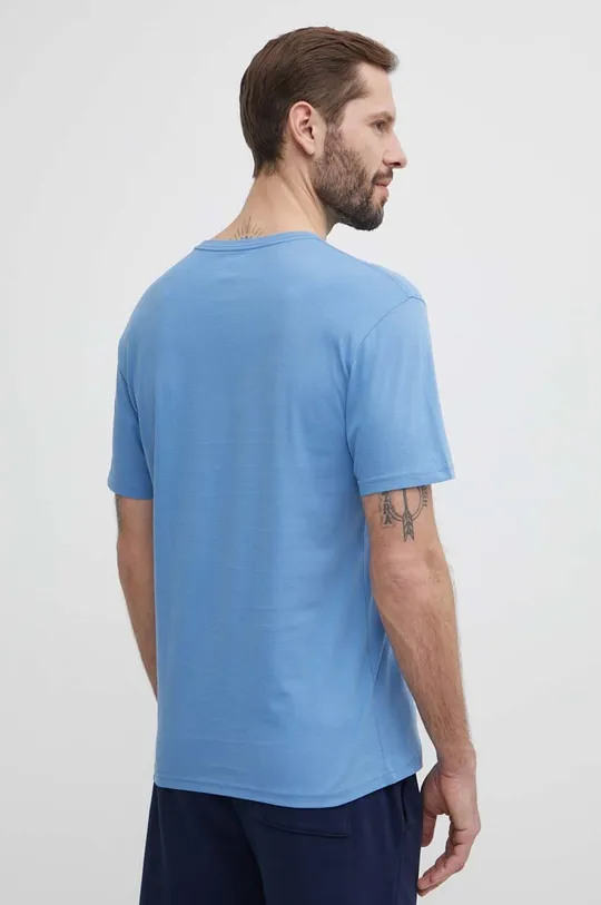 Βαμβακερό μπλουζάκι Columbia μπλε