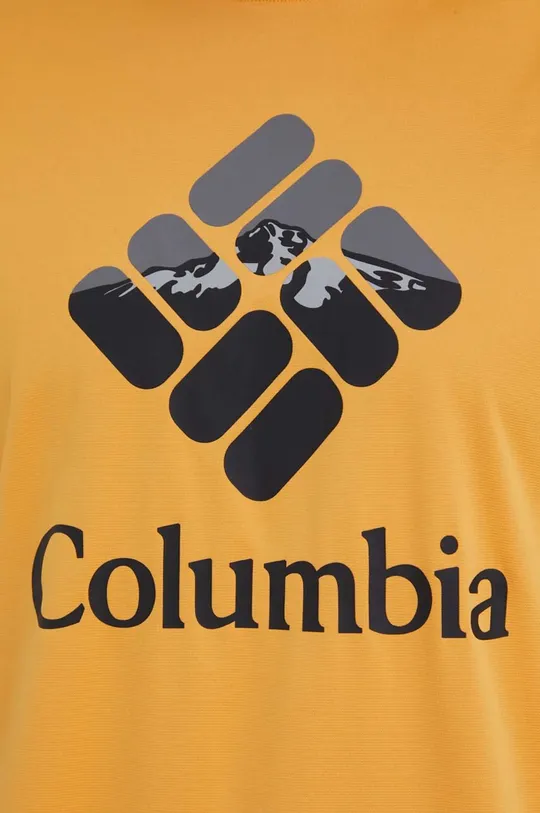 πορτοκαλί Αθλητικό μπλουζάκι Columbia Zero Ice Cirro-cool