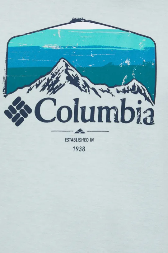 turkusowy Columbia t-shirt sportowy Thistletown Hills