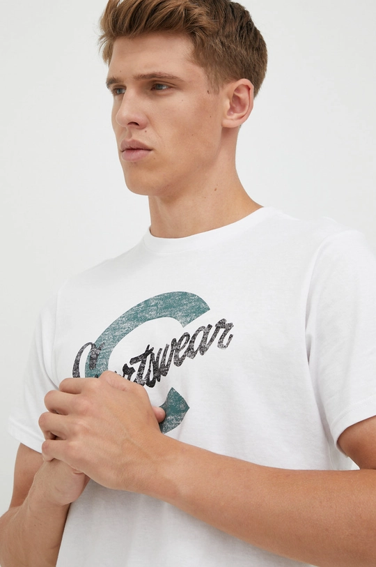 white Columbia cotton t-shirt