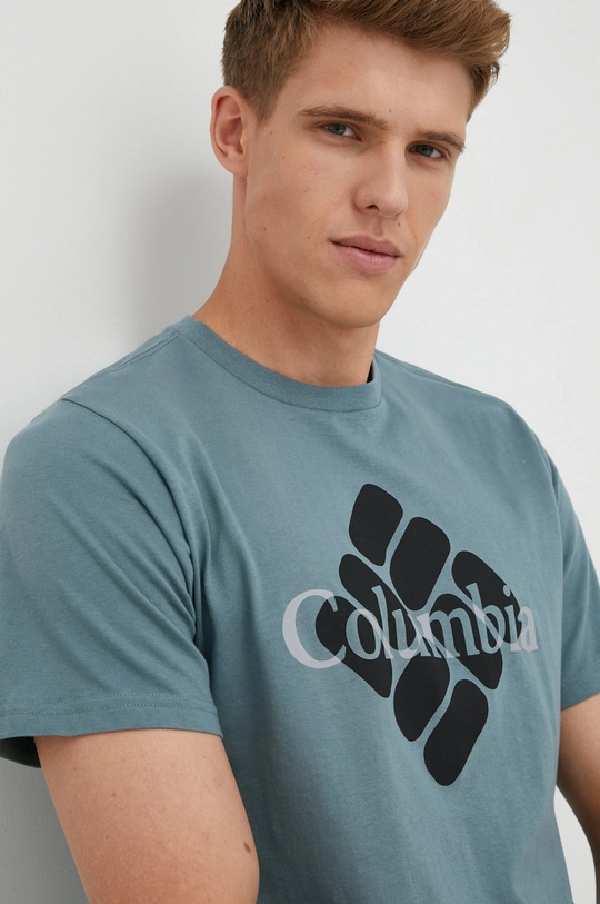 albastru Columbia tricou din bumbac