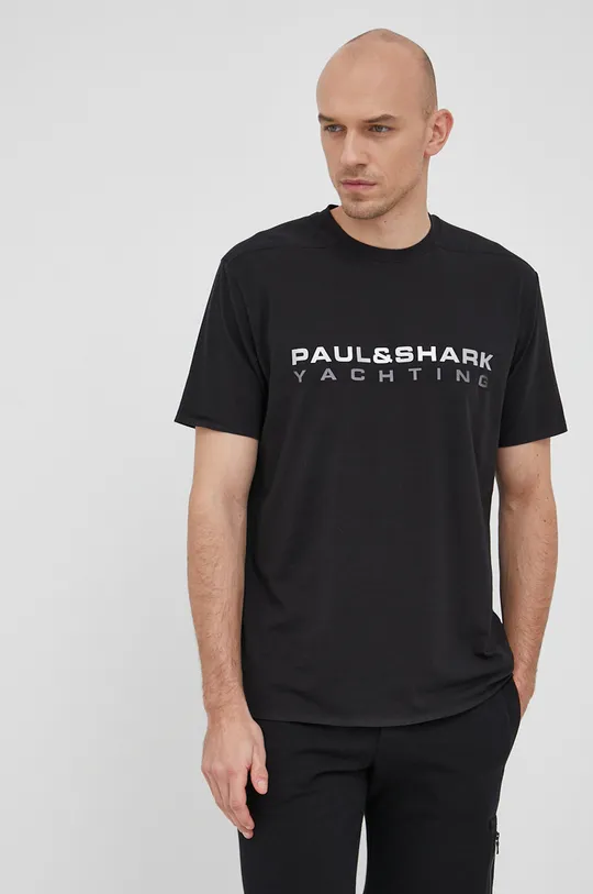μαύρο Μπλουζάκι Paul&Shark