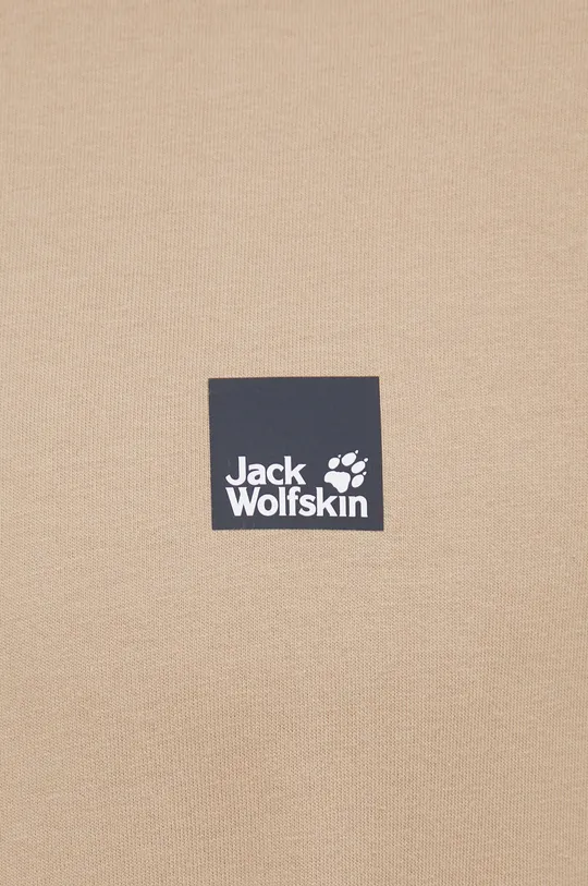 Βαμβακερό μπλουζάκι Jack Wolfskin Ανδρικά