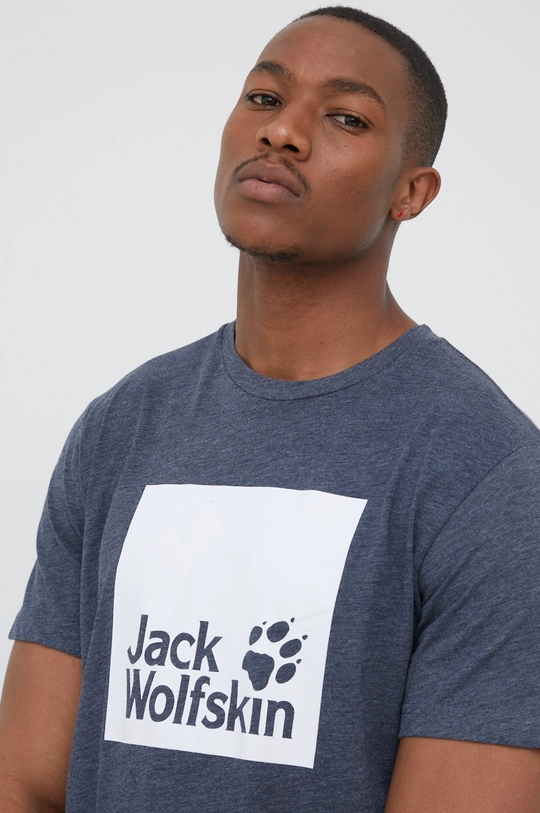 granatowy Jack Wolfskin t-shirt